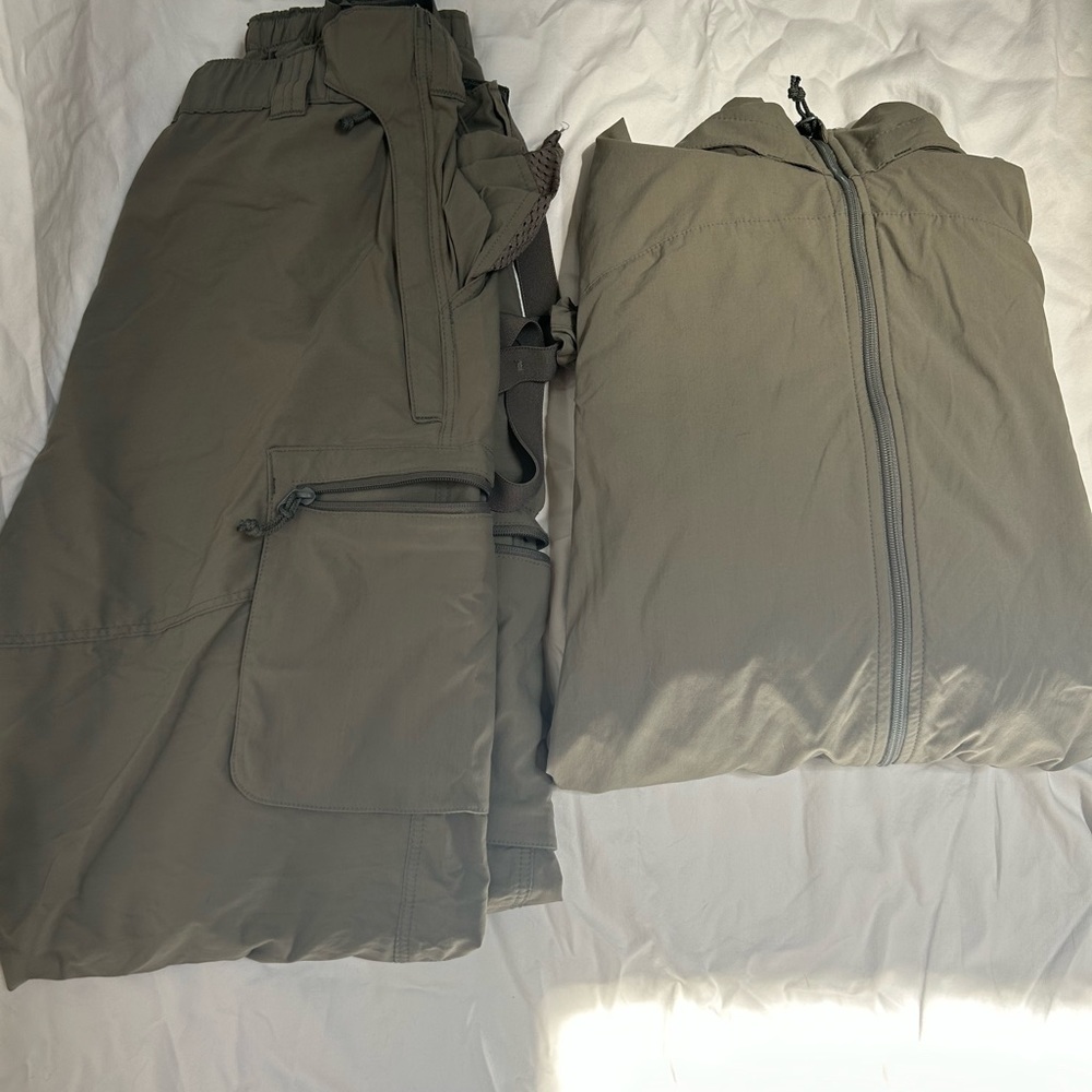 Patagonia level 5 grey pants and jacket.